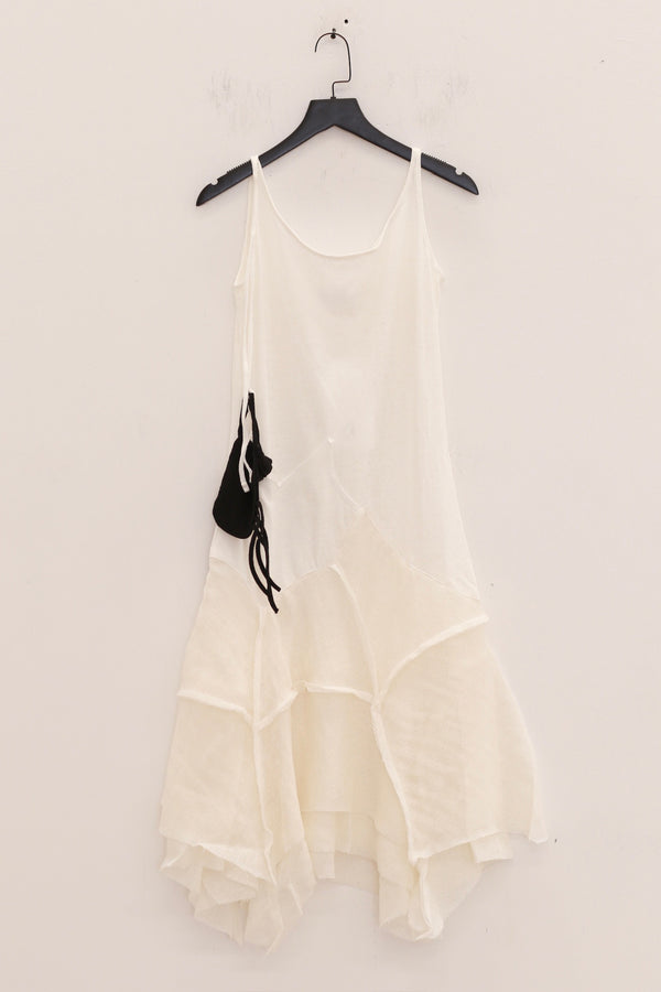 VeniceW 25 Spring/Summer Spider Web Dress VCW-TD2-BAI White